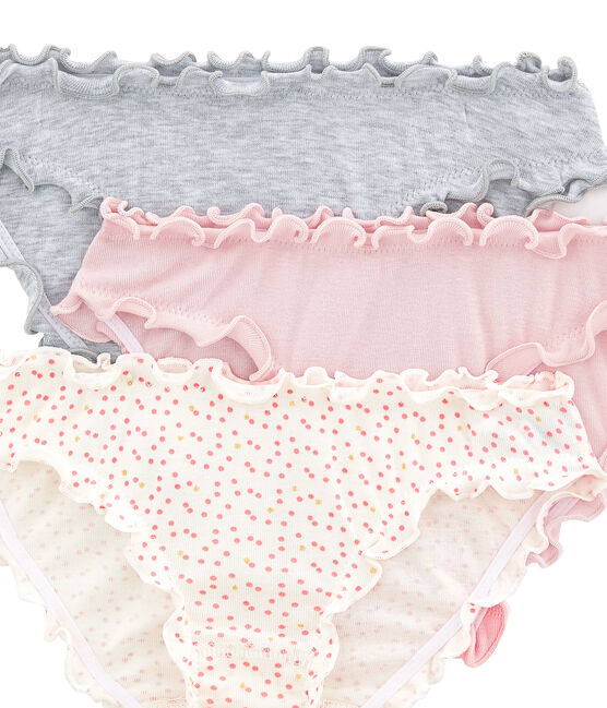 Trio de culottes petite fille variante 1