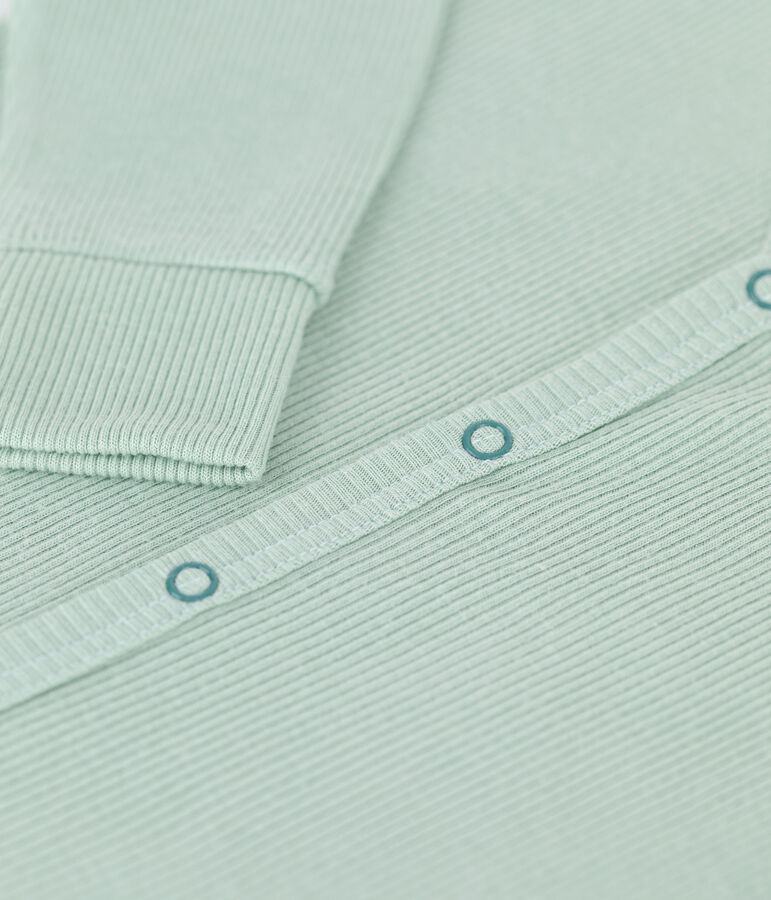 Slaappakje zonder voetjes in katoen en lyocell voor baby's groen