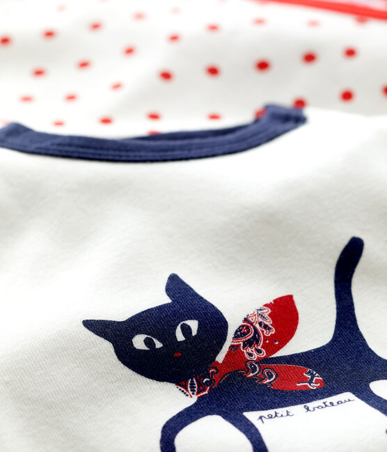 Set met 2 T-shirts met korte mouwen voor baby's variante 1