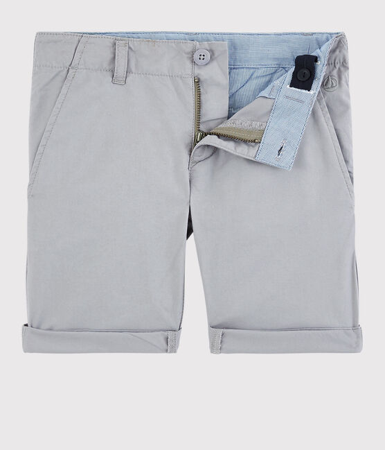 Bermuda en serge enfant garçon gris CONCRETE