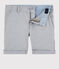 Bermuda en serge enfant garçon gris CONCRETE