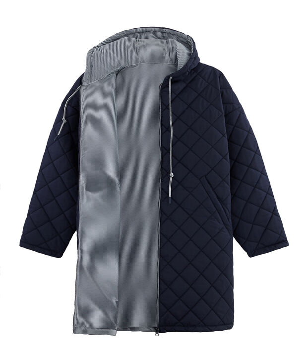 Lang warm windjack gemixt SMOKING