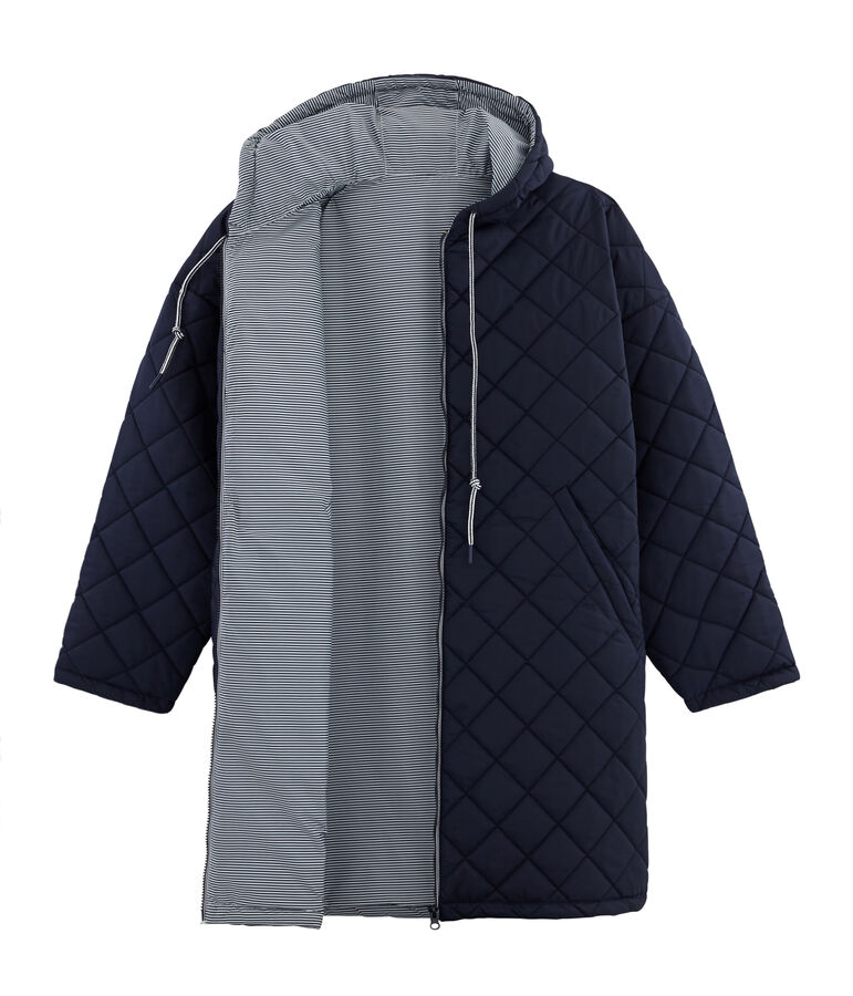 Coupe vent chaud long mixte bleu SMOKING