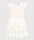 Robe cérémonie en coton et tulle enfant fille