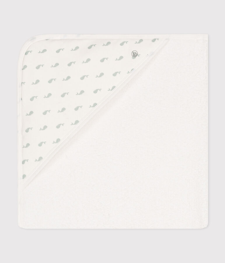 Carr&eacute; de bain b&eacute;b&eacute; blanc/vert