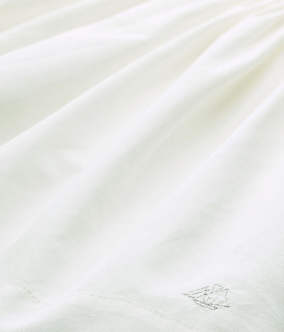 Robe de cérémonie fille blanc Lait