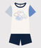 Pyjama short uni en coton enfant INCOGNITO/ MULTICO
