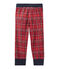 Mesh broek met Schotse ruit jongens rood TERKUIT/blauw SMOKING/ BELUGA