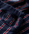 Broek van molton babyjongen blauw SMOKING/wit MULTICO
