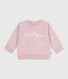 Katoenen babysweatshirt met 'Petit Bateau'-borduursel