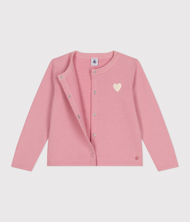 Effen fleece vestje voor kinderen roze