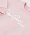 Katoenen babysweatshirt met 'Petit Bateau'-borduursel roze JOLI