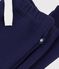 Pantalon b&eacute;b&eacute; en coton uni bleu marine
