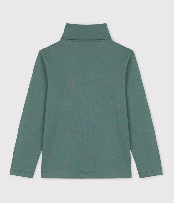 Sous-pull en coton enfant fille / garçon vert VALLEE