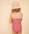 Maillot de bain 1 pièce rayé enfant fille SALINE/ DELHI