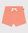 Babyshort van katoenen badstof oranje ABRICOT