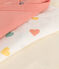 Set van 3 katoenen babyrompertjes met lange mouwen en print variante 2