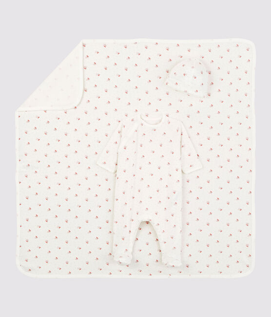 Coffret cadeau naissance petit oiseau bébé en coton biologique variante 1