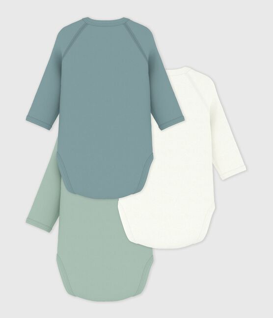 Set van katoenen babyrompertjes met lange mouwen en print variante 1