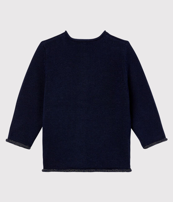 Cardigan met lange mouwen voor baby meisje blauw SMOKING