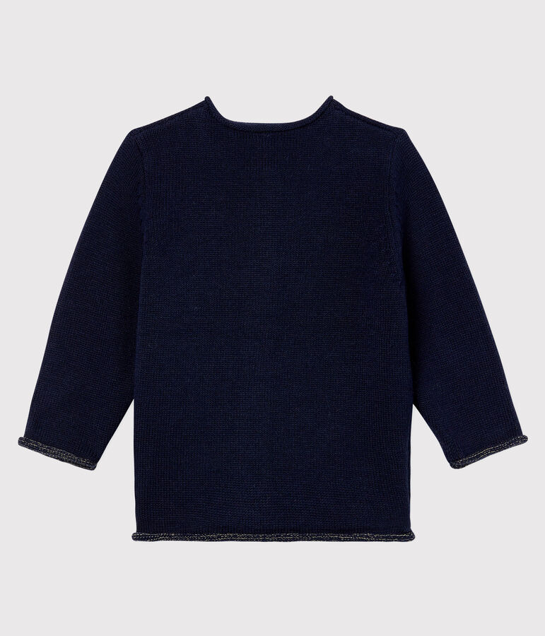 Cardigan met lange mouwen voor baby meisje blauw