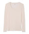 Tee-shirt manches longues femme en coton léger rose FLEUR