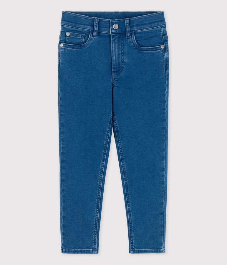 Pantalon denim responsable regular enfant gar&ccedil;on bleu