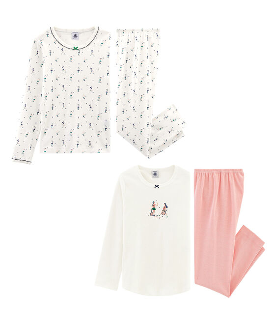 Set met 2 pyjama's voor kleine meisjes variante 1