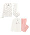 Set met 2 pyjama's voor kleine meisjes variante 1