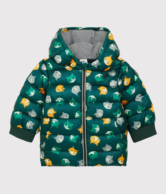 Gewatteerde babybodywarmer. groen PINEDE/wit MULTICO