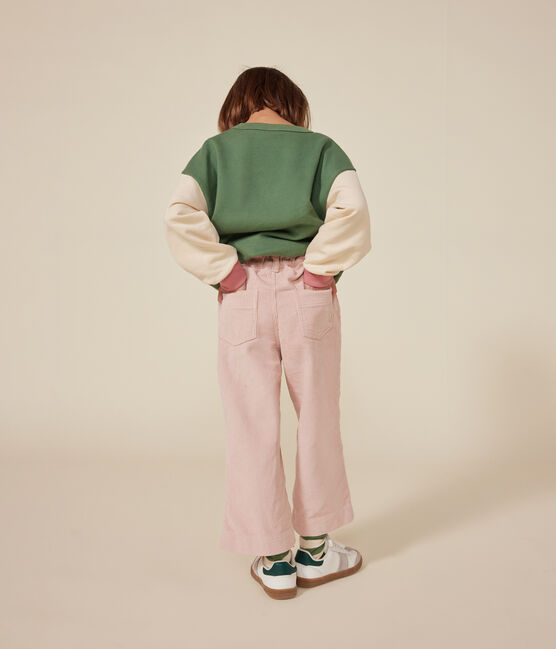 Sweater in fleece voor meisjes PALMERAIE/ MULTICO