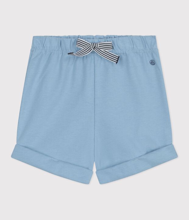 Effen katoenen short voor baby's FLO