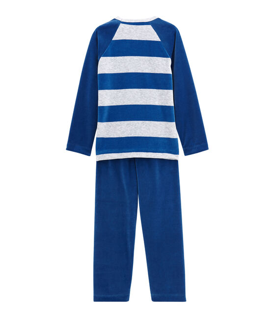 Jongenspyjama blauw LIMOGES/grijs POUSSIERE