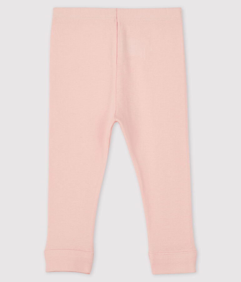 Legging en coton b&eacute;b&eacute; rose MINOIS