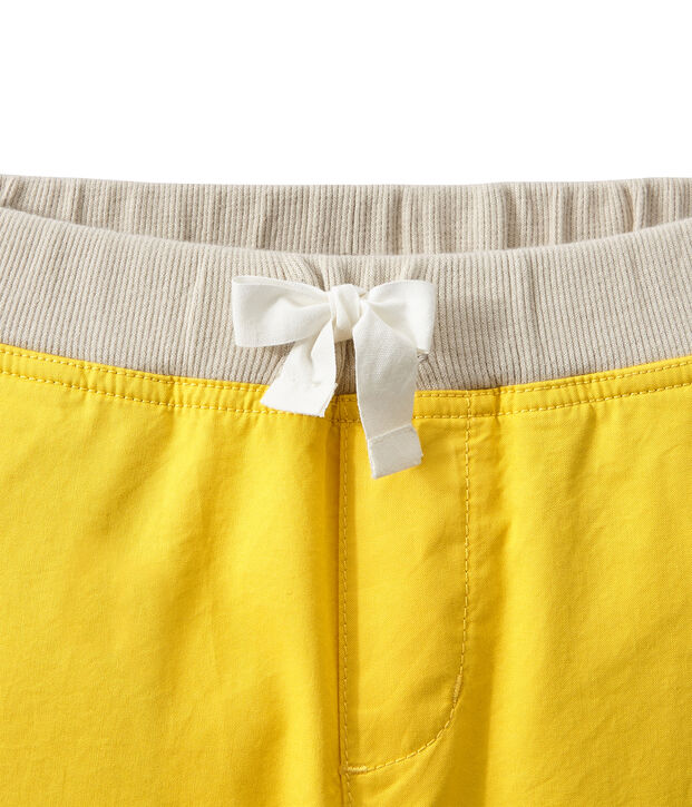Jongensshort geel Ble