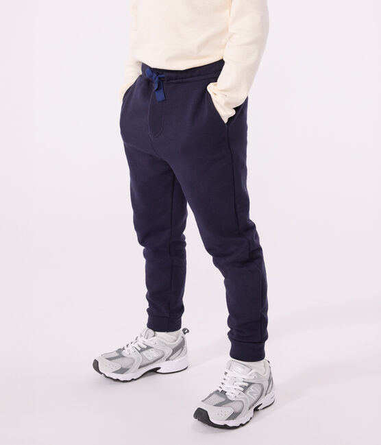 Pantalon de jogging enfant garçon bleu SMOKING