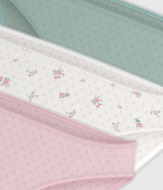 Lot de culottes femme en coton ajouré variante 1