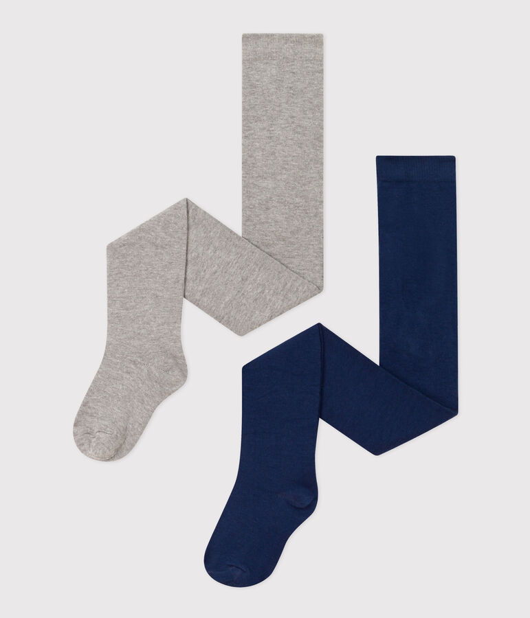 Set van 2 kousenbroeken in katoen voor babymeisjes variante 1