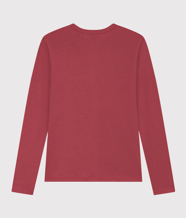 Tee-shirt L'ICONIQUE col rond en coton Femme rose