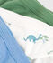 Lot de 3 slips enfant en coton imprimé dinosaures variante 1