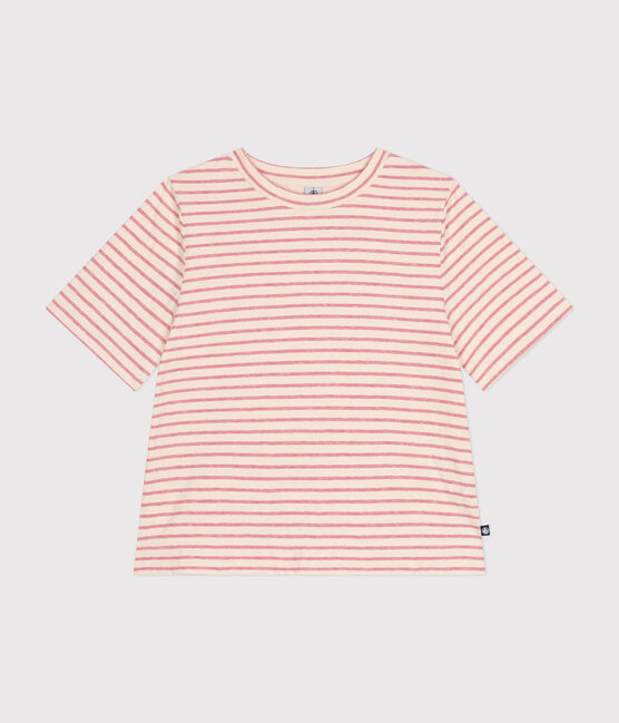 Le Boxy, dames-T-shirt van tubic roze AVALANCHE/ ROSELINE