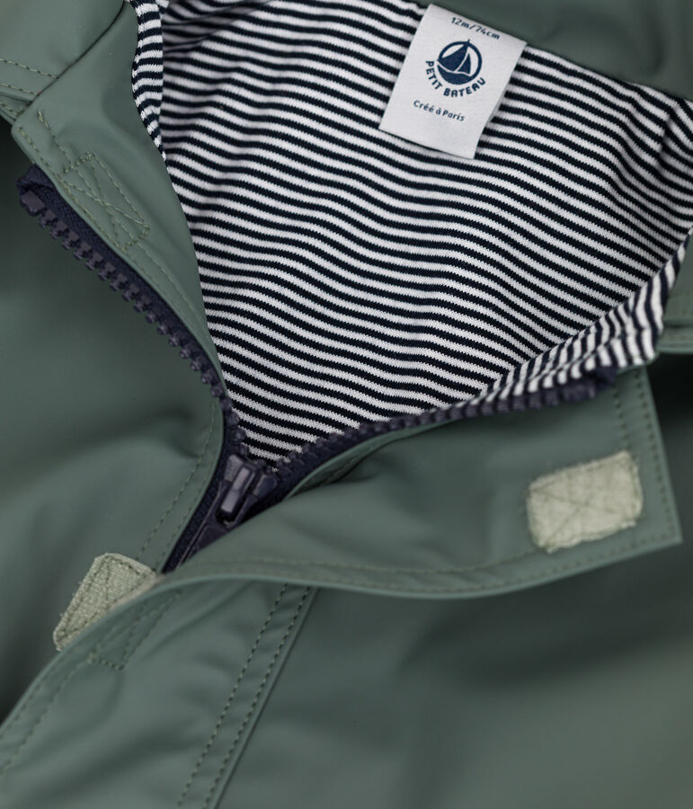 ICONISCHE OLIEJAS VAN GERECYCLEDE STOF VOOR BABY'S groen THUYA