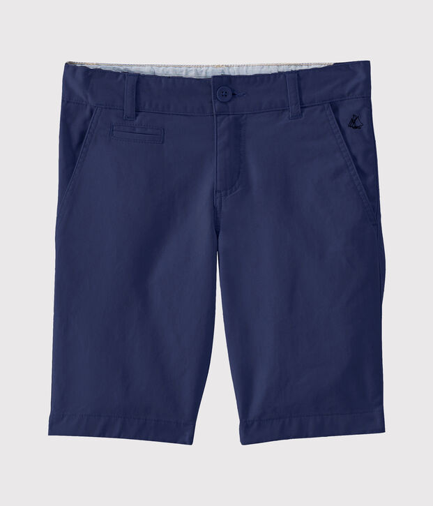 Bermuda enfant gar&ccedil;on bleu marine