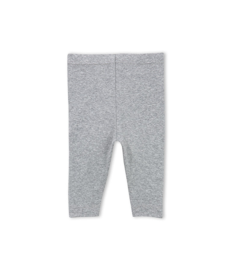 Effen legging voor babymeisjes grijs