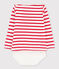Glinsterende Dames marinière wit MARSHMALLOW/blauw SURF