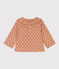 Babybloesje met lange mouwen in velours SIENNA/ MULTICO