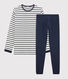 Pyjama marinière petit garçon en coton