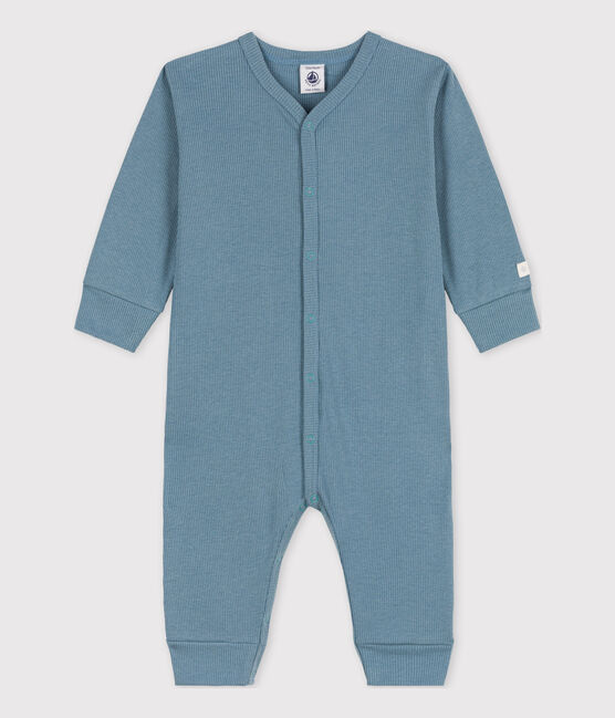 Slaappakje zonder voetjes in katoen en lyocell voor baby's blauw ROVER