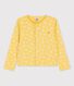 Cardigan imprimé en coton enfant fille
