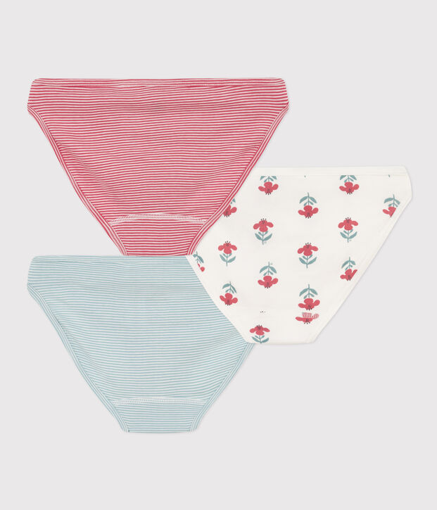 Set van 3 damesslipjes in katoen multicouleur